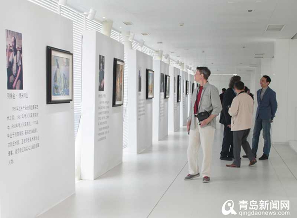 Painting exhibition strengthens Qingdao-Russia ties