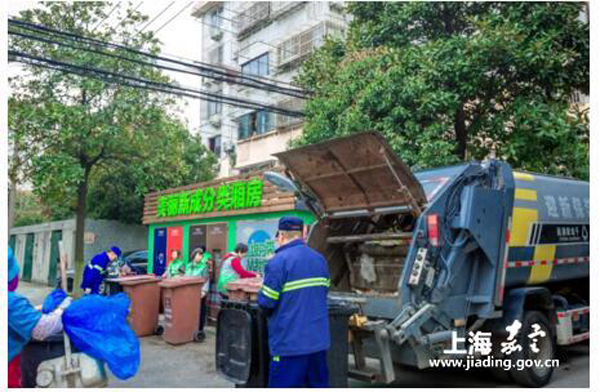 Intelligent sanitation system debuts in Jiading neighborhoods