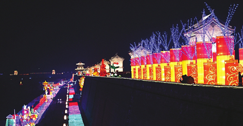 Lantern carnival illuminates ancient Taiyuan county