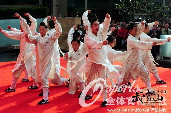 Wudang Taichi Kungfu Troupe performs in Hong Kong