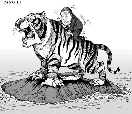 Ride a tiger