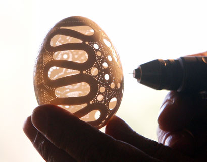 The art of Easter egg shell