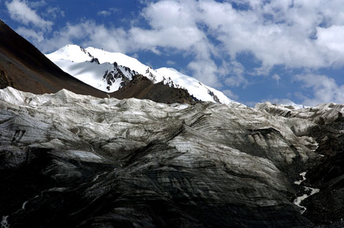 Melting glaciers in NW China