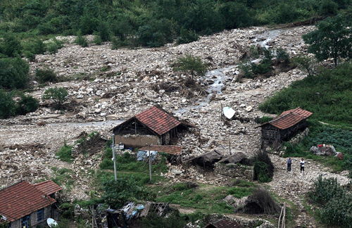 Rain batters northeast China