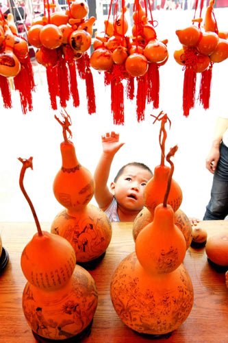 Gourd cultural fair in Shandong