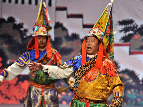 Traditional Tibetan performance in Spain