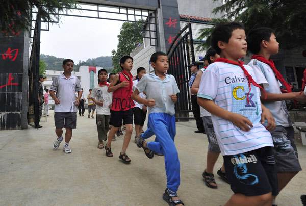 Emergency drill near Three Gorges Reservoir