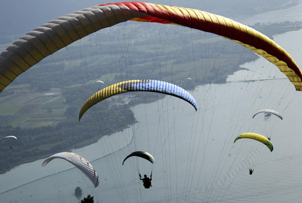 Sonchaux Acro Show in Villeneuve