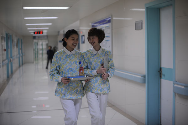 Nurses in Chongqing take on new looks