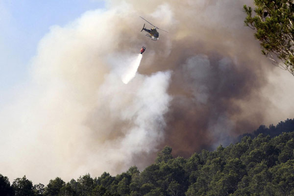 Forest fire in Spain kill 4