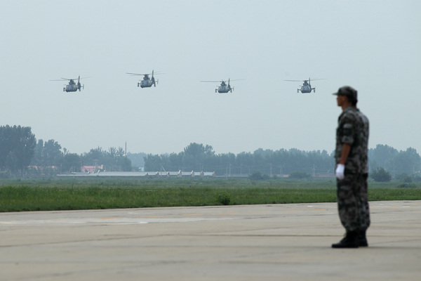 Beijing displays military might