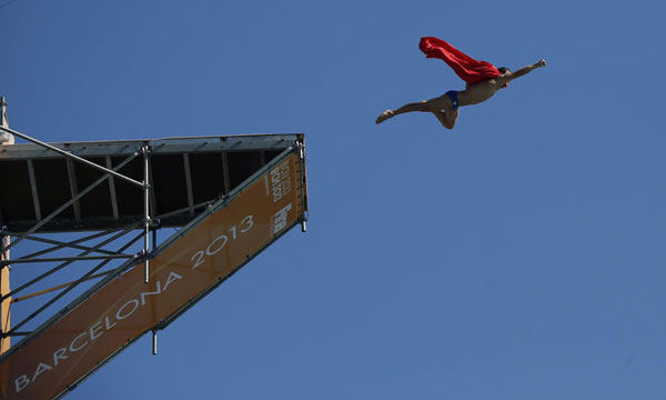 Superman flies at World Swimming Championships