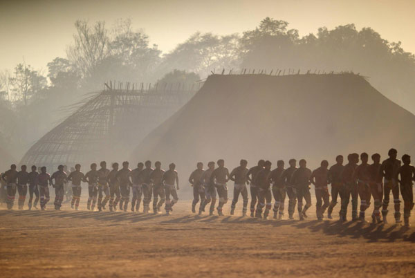 Ritual held to honour the deceased in Brazil