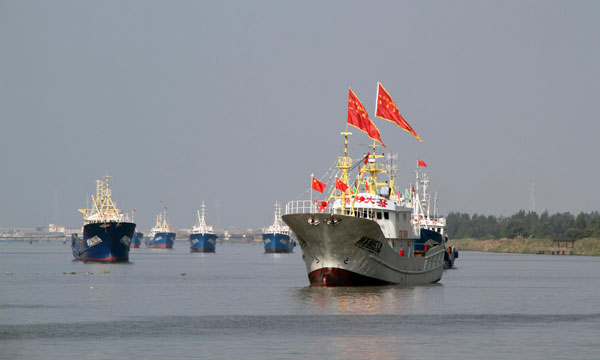 Fishing begins again in East China Sea