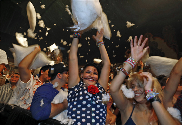 Pillow fight