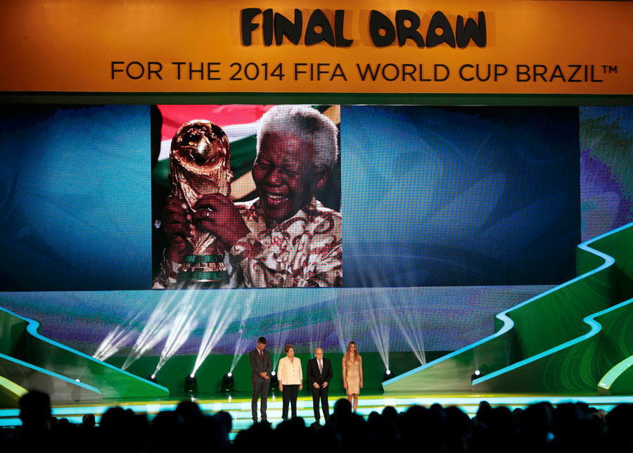 Highlights of 2014 World Cup draw ceremony