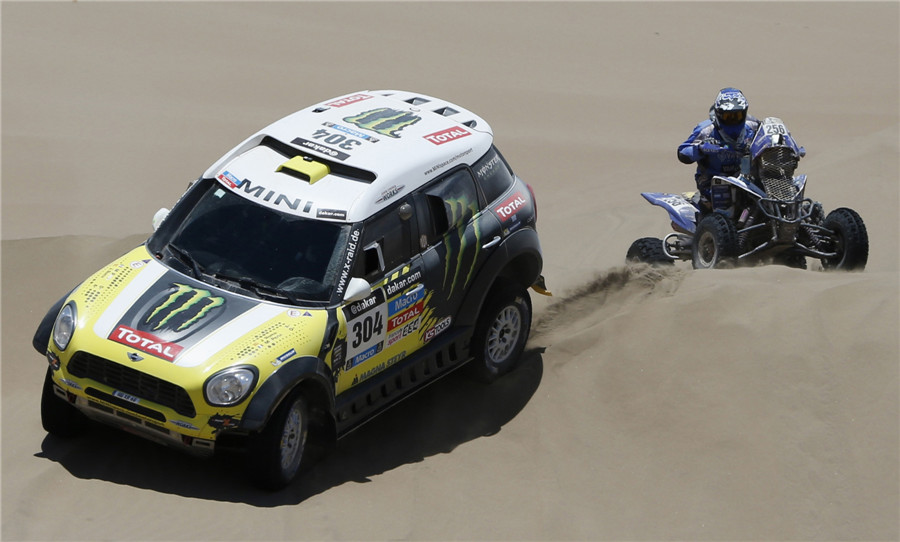 Ninth stage of Dakar Rally 2014