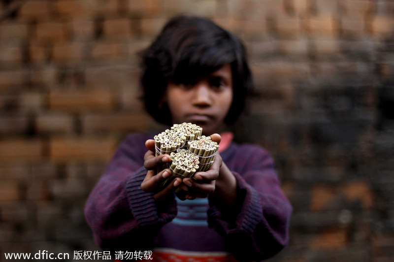 Gripping pictures of child laborers