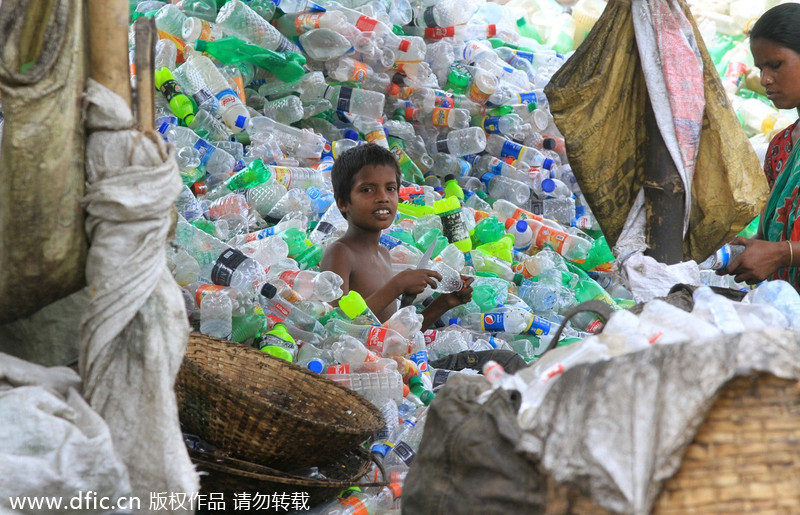 Gripping pictures of child laborers