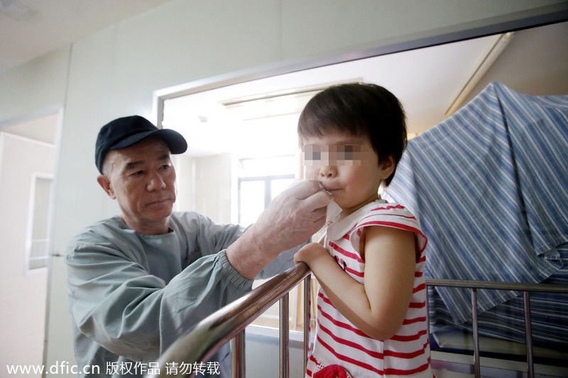 Young girl lives in hospital since being born