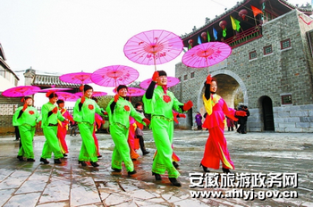 Anhui folk culture shows kick off for Spring Festival