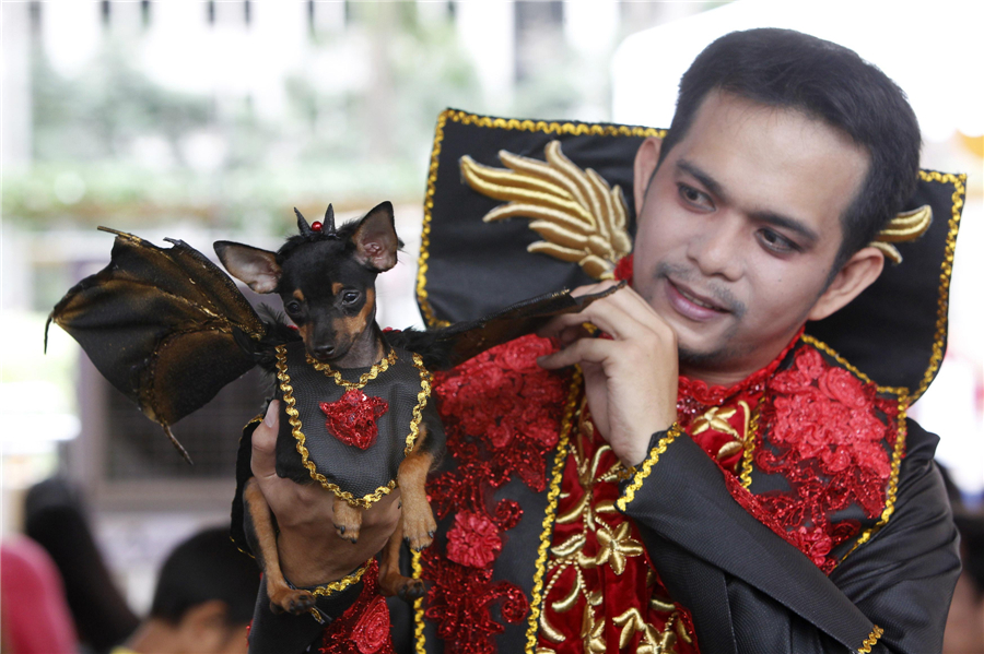 Pets halloween costume competition in Philippines