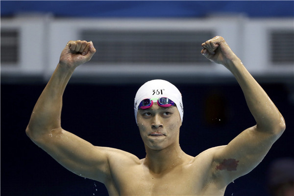 Sun Yang makes sweet revenge, backstroke swimmers make podium finish