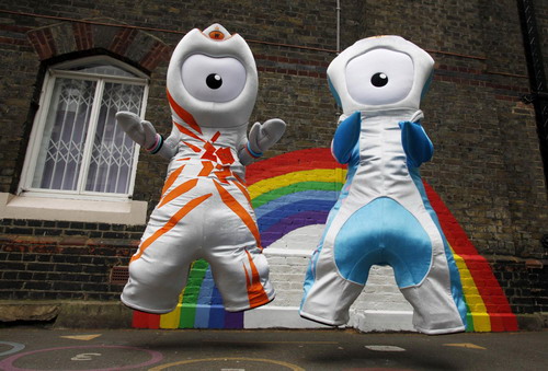 Wenlock and Mandeville launched as 2012 mascots