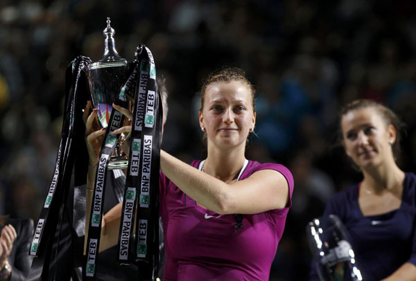 Kvitova lets her racket do the talking