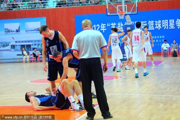 China beats Serbia in scuffle-marred CBA friendly