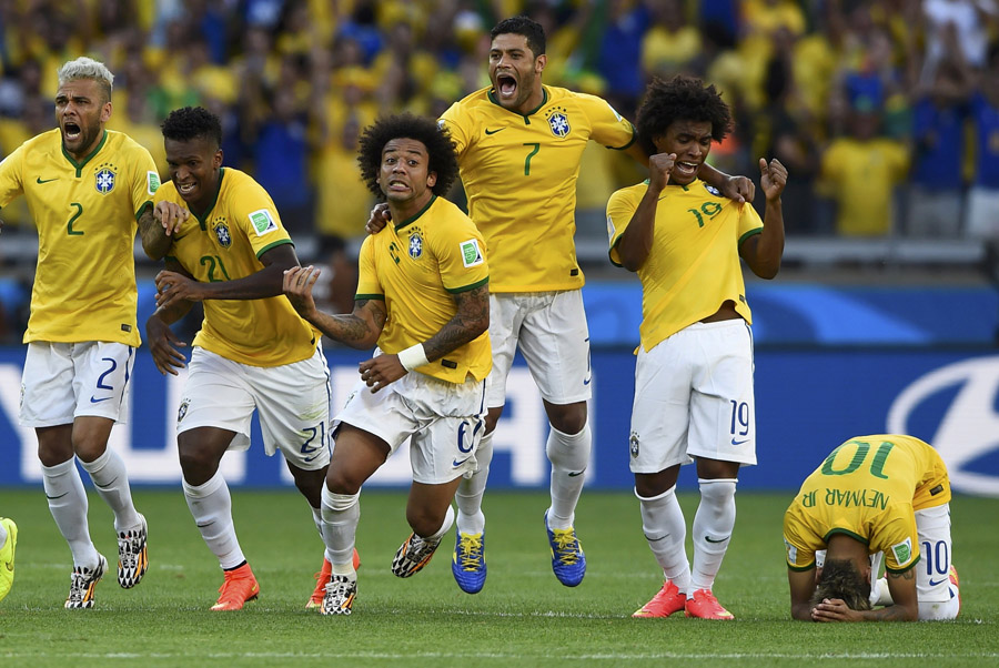 Cesar holds firm as Brazil sink Chile on penalties