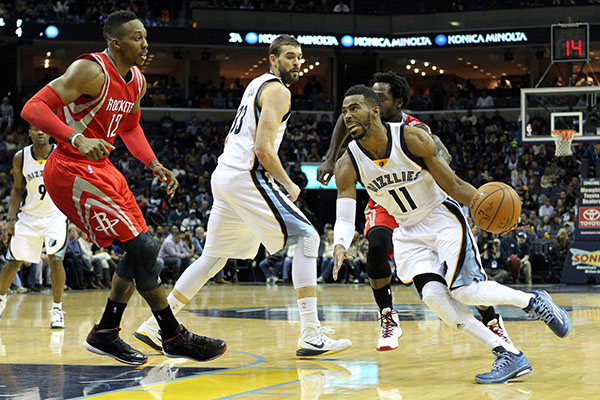 Grizzlies rout Rockets 119-93