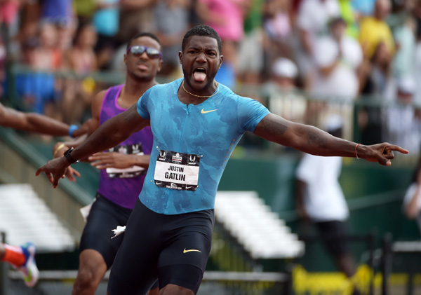 Gatlin is not unbeatable, say Powell & Gay