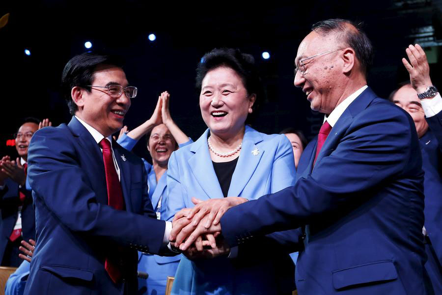 Chinese celebrate Beijing's win