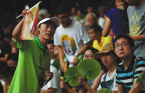 Volunteers support track and field championships