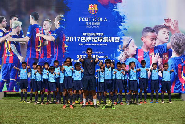 Chinese boys set to follow in Messi's footsteps