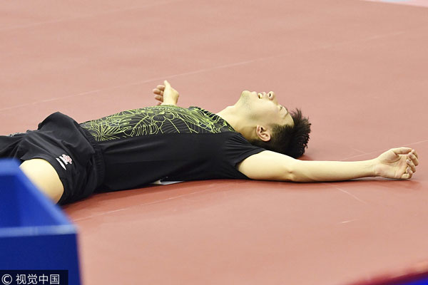 Ma Long beats Fan Zhendong to win men's singles at Chinese National Games