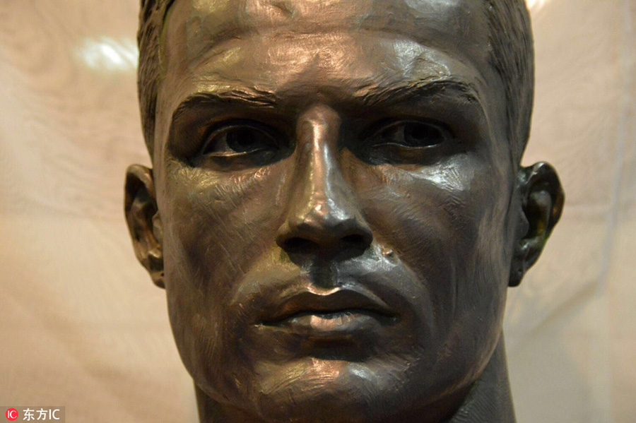 New Cristiano Ronaldo bust revealed