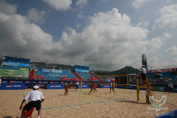 Moments from China Beach Volleyball tournament