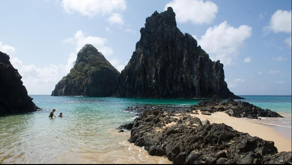 View of Fernando de Noronha Archipelago of Brazil