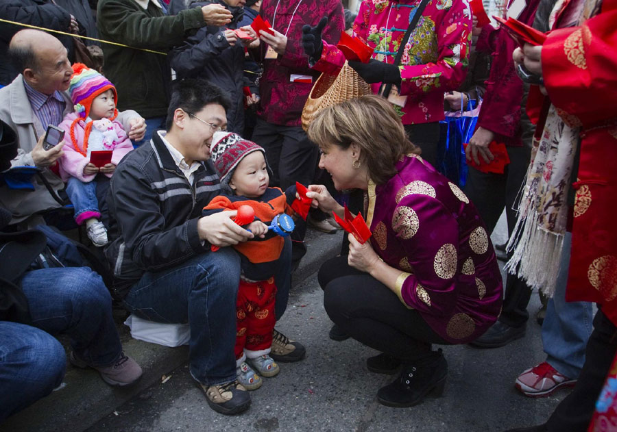 Chinese New Year parade in Vancouver