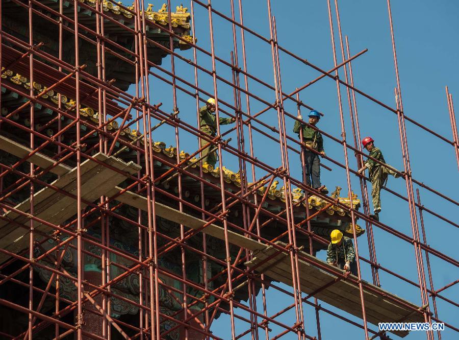 Palace Museum restoration project being carried out