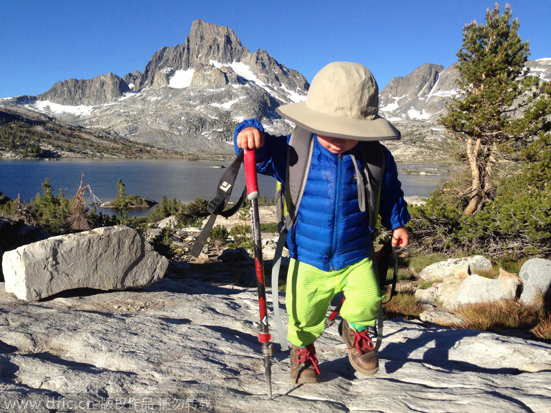 Two-year-old is a well-travelled backpacker