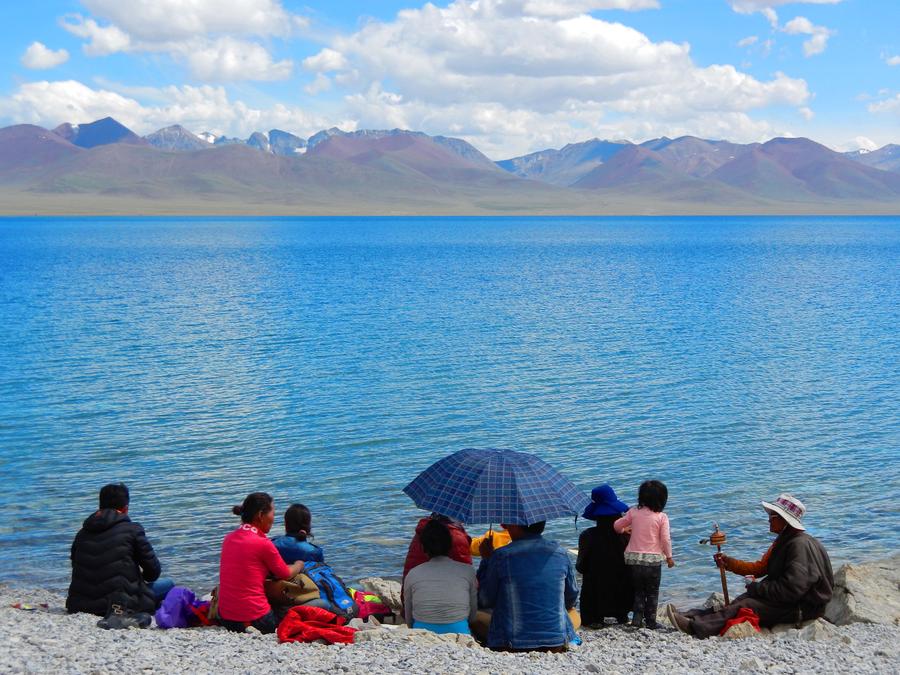 Stunning view of Namtso in Lhasa