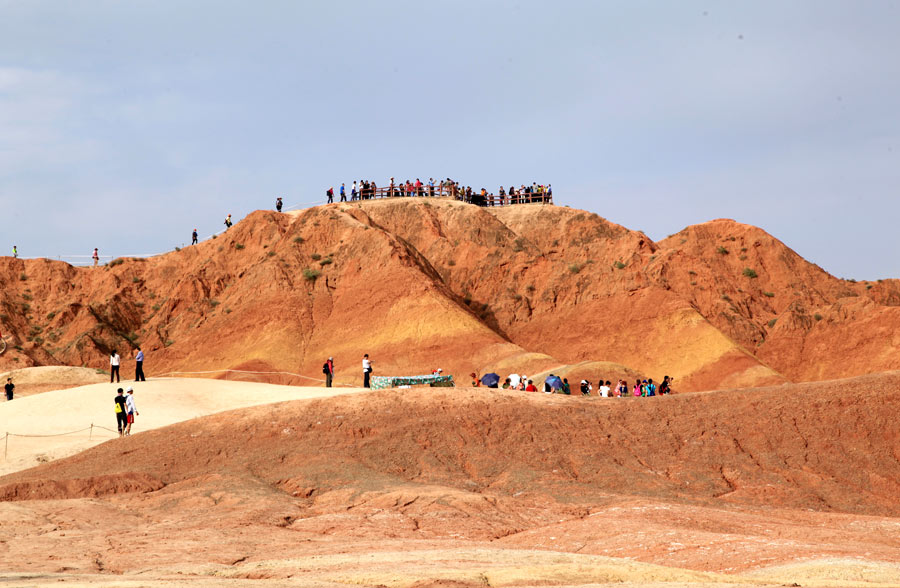 Zhangye mountains: A fairyland