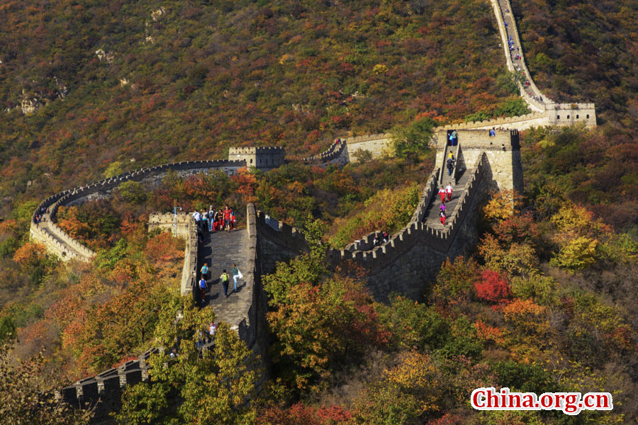 Trip to Mutianyu Great Wall in autumn