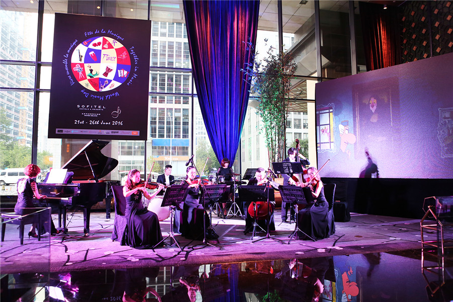 French music festival Fête de la Musique celebrated in Beijing