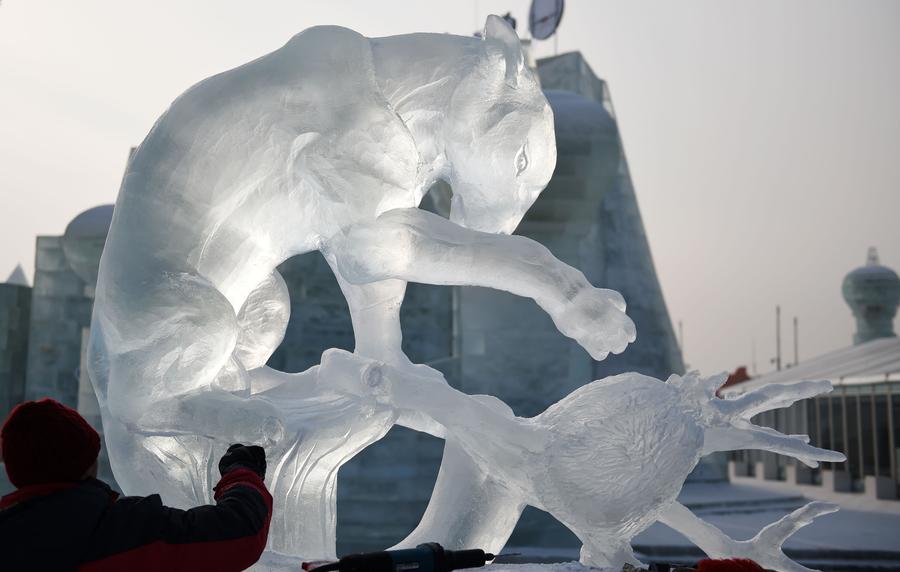 31st Int'l Ice Sculpture Competition ends in Harbin