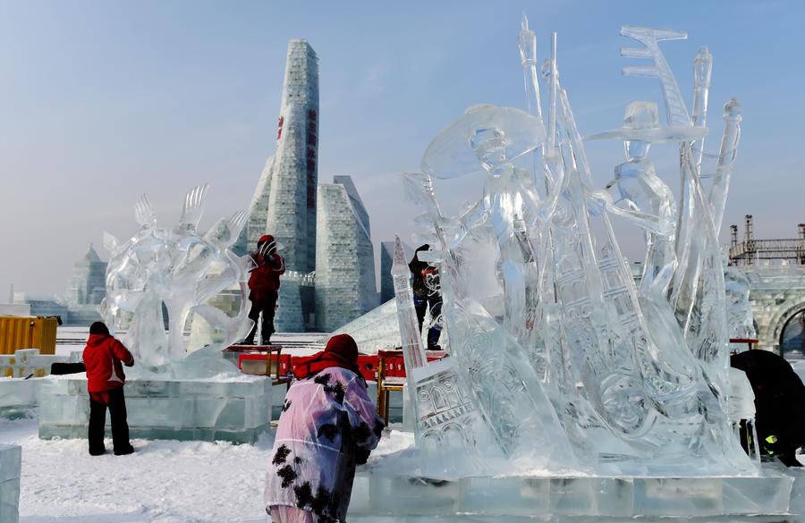 31st Int'l Ice Sculpture Competition ends in Harbin