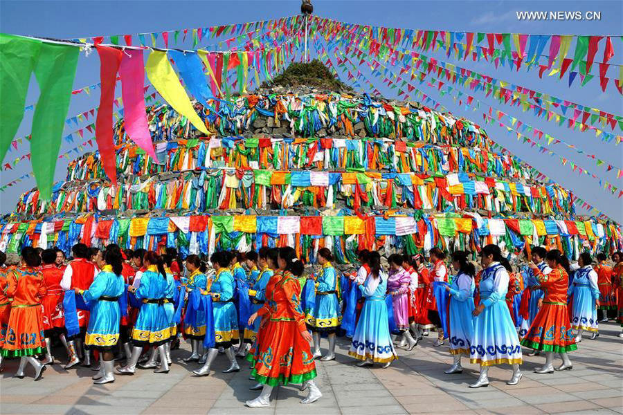 Aobao Worship Festival celebrated in Inner Mongolia